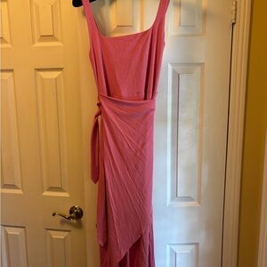 Wilfred Pink Midi Dress